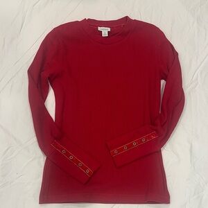 Sundance Vibrant Red Knit Top